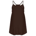 thumbnail image 6 of Pxiakgy Tank Top for Women Summer Spaghetti Strap Tops for Women Casual Going Out Loose Tunic Shirt Sleeveless Fashion Flowy Tanks Top Coffee L, 6 of 9