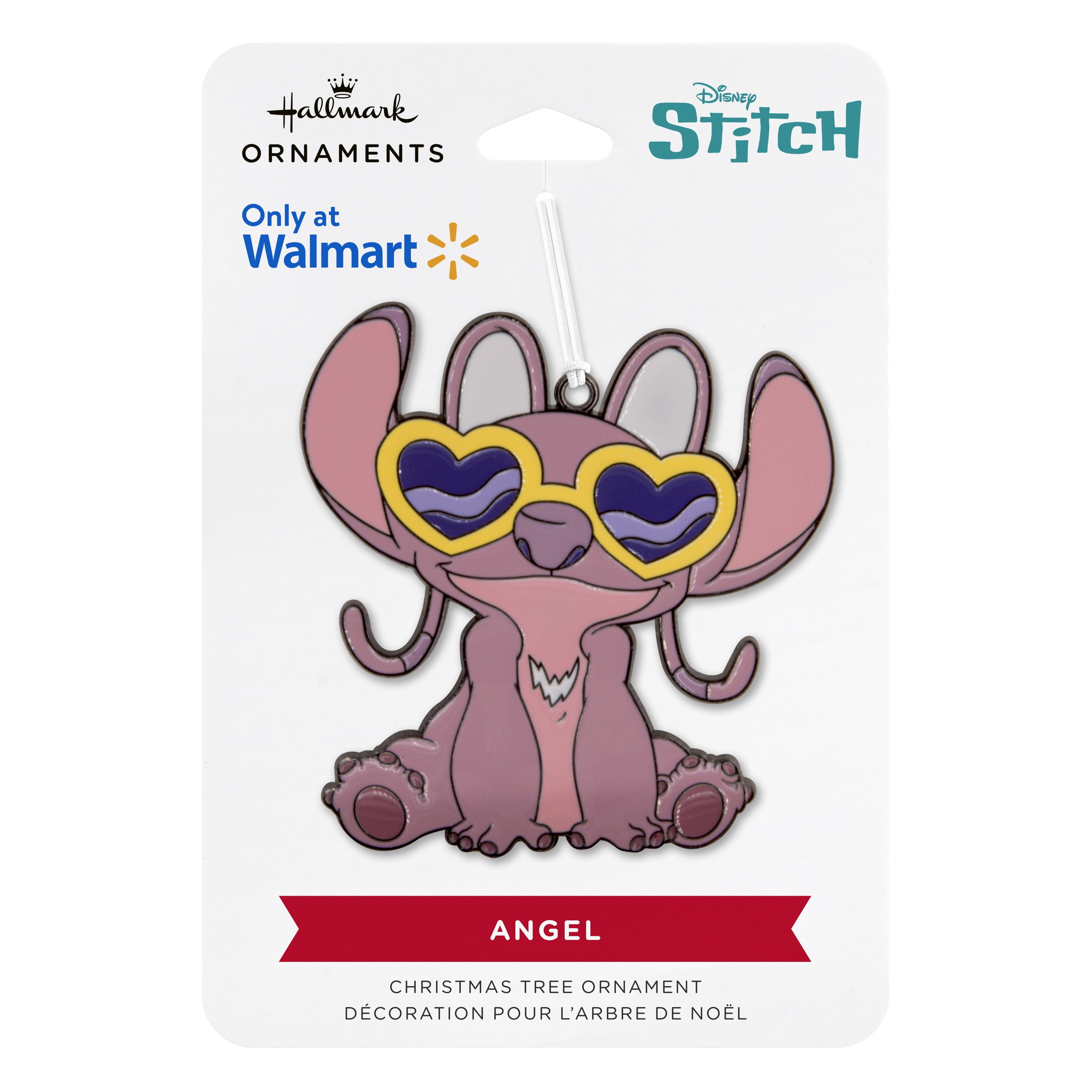 Hallmark Christmas Ornament (Disney Stitch Angel, Metal), 1 Count, 1 Count