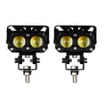 thumbnail image 1 of 2PCS Motorcycle Headlight Spotlights LED Driving Fog Light 90W Dual Color High/Low Beam Working Lamp, 1 of 7