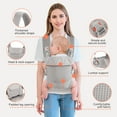 thumbnail image 4 of Newborn Carrier, Baby Carrier Newborn to Toddler, Ergonomic Baby Sling with Head Support, 4 of 6