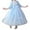 Blue, variant on Mercatoo Toddler Girls Spring Autumn Long Sleeve Butterfly Rose Printed Saree Chiffon Dresses Traditional Tutu Dress for Girls