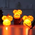 thumbnail image 4 of EUDIDV Spooky Ornaments Halloween Scene Decoration Desktop Ornaments Pumpkin Hanging Lights Illuminated Decorations Hotel And Shopping Mall Window Displays Creepy Halloween Props, 4 of 7