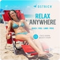 thumbnail image 2 of Ostrich The Backpack 3N1 Portable Chair, Reclining Lounger with Cooler Bag, Red, 2 of 13