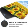 thumbnail image 5 of Summer Flower Blue Sky Sunflower Mouse Pad Small Square Laptop Mousepad Cute Floral Portable Desk Pad Non-Slip Wireless Mouse Mat Washable Desk Decor, 5 of 6