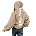 thumbnail image 5 of Vividxx Boys Hoodies Back Letter Print Pullover Hoodie Long Sleeve Hooded Sweatshirt Casual Soft Top For Kids For Fall Winter Preppy Clothes 9-10 Years, 5 of 8