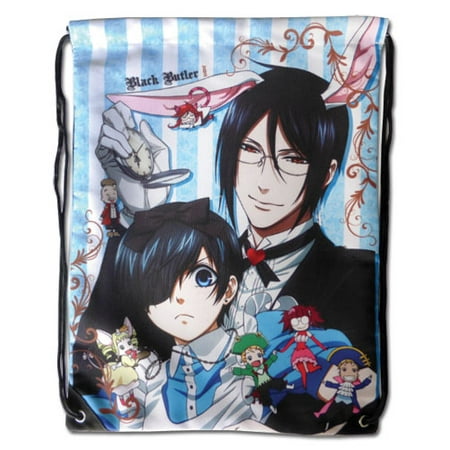 String Backpack Black Butler 2 New Ciel In Wonderland Draw Sling Bag Ge84526