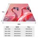 thumbnail image 3 of Fotbe Cool Flamingos Sunglasses Scene Manta de Franela Acolchonada con Estampado, Súper Suave y Esponjosa, Extra Grande para Sofá, Cama, Uso Todo el Año-60"x50", 3 of 7