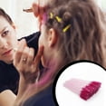 thumbnail image 2 of Minnieouse 50 piezas de cepillo de pestañas, varitas de cerdas dulces para el Día de San Valentín, pinzas para cejas, herramienta de Pinceles de maquillaje y herramientas Rosa Brillante/Melocotón, 2 of 6