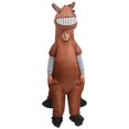thumbnail image 4 of Disfraz inflable de animal para Halloween y Navidad para adultos y niños, disfraz inflable de caballo, unicornio, dinosaurio, fiesta de cosplay, 4 of 5