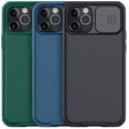 thumbnail image 2 of Common House Nilkin Camshield Pro Premium Case (Anti-Fingerprint & Oil Stain) for iPhone 12 Series (Green, iPhone 12 Mini), 2 of 7