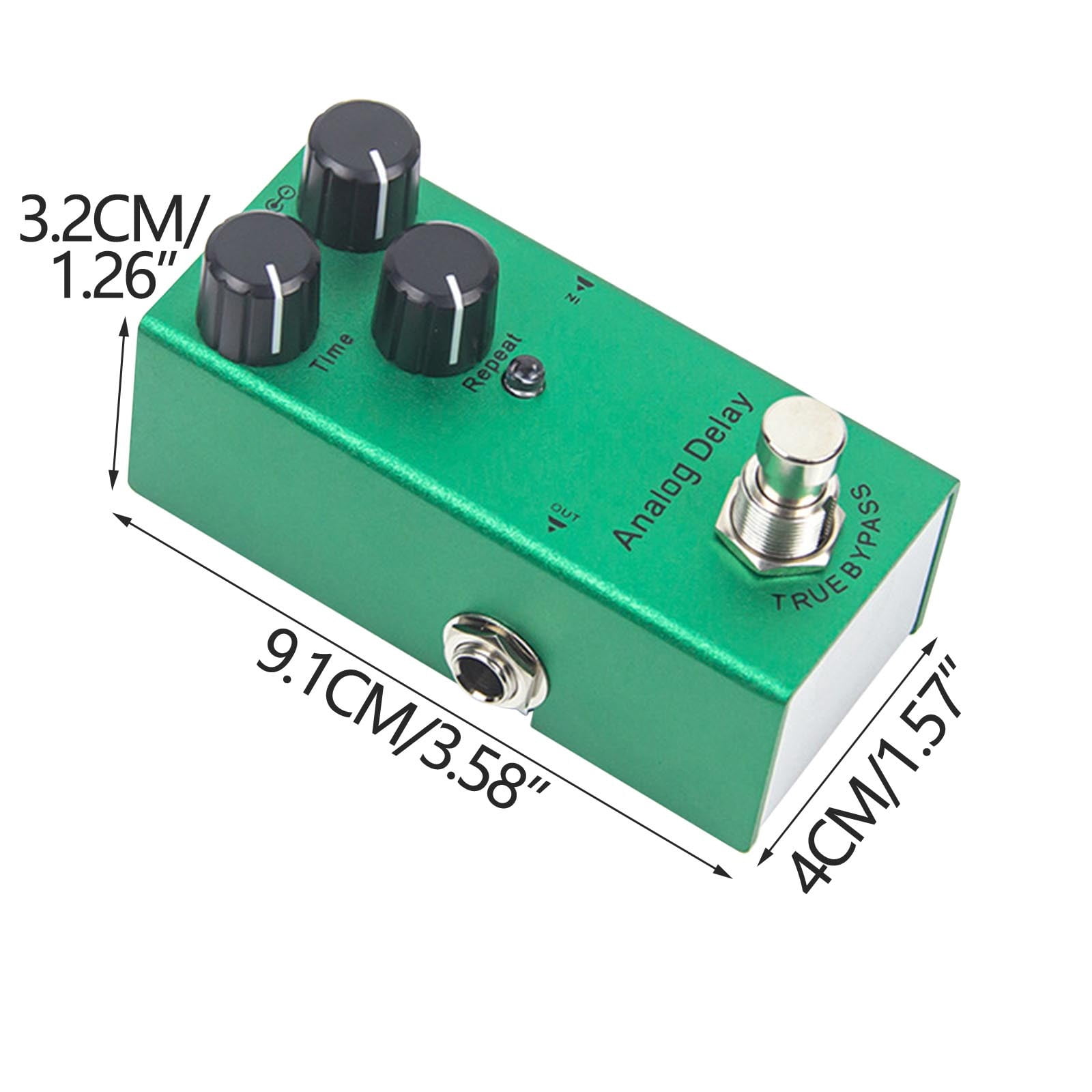 1 Packs Guitar Effects Pedal Metal Distortion Overdrive with Reverb Chorus Sound for Electric Guitar Professional Stage Performance Compact Stompbox Multi Effects Processor
