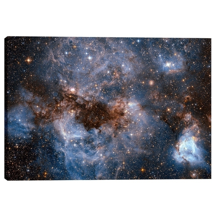 Blue 12 x 18 Epic Graffiti Maelstrom Cloud Hubble Space Telescope Giclee Canvas Wall Art