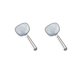 thumbnail image 1 of Cuchara Medidora Paquete de 2 cucharas medidoras de cocina de gran capacidad y palas para arroz, cucharas dos en uno para raciones de granos, harina e ingredientes para hornear (blanco) Rkxzt, 1 of 8