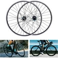 thumbnail image 2 of Mountain Bike Wheelset, 27.5" Aluminum Alloy Mountain Disc Double Wall, Front & Rear Mountain Bicycle Wheels, for 7-12 Speed Cassette, 2 of 18
