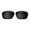 Black - Polarized, variant on Walleva Black Polarized Replacement Lenses for Maui Jim Makoa Sunglasses