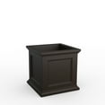 thumbnail image 3 of Mayne Fairfield 24" x 24" x 24" Square Espresso Self Watering Plastic Planter, 3 of 13