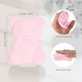 thumbnail image 3 of Cepillo de Cuerpo de Silicona Suave Unique Bargains, Cepillos Sensoriales, Esponja de Silicona, Cepillo de Ducha para Mascotas, Cepillo de Baño Rosa, 3 of 7