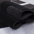 thumbnail image 3 of Allstar Black Modern Geometric Brown square design Area Rug (7' 9" x 10' 5"), 3 of 7