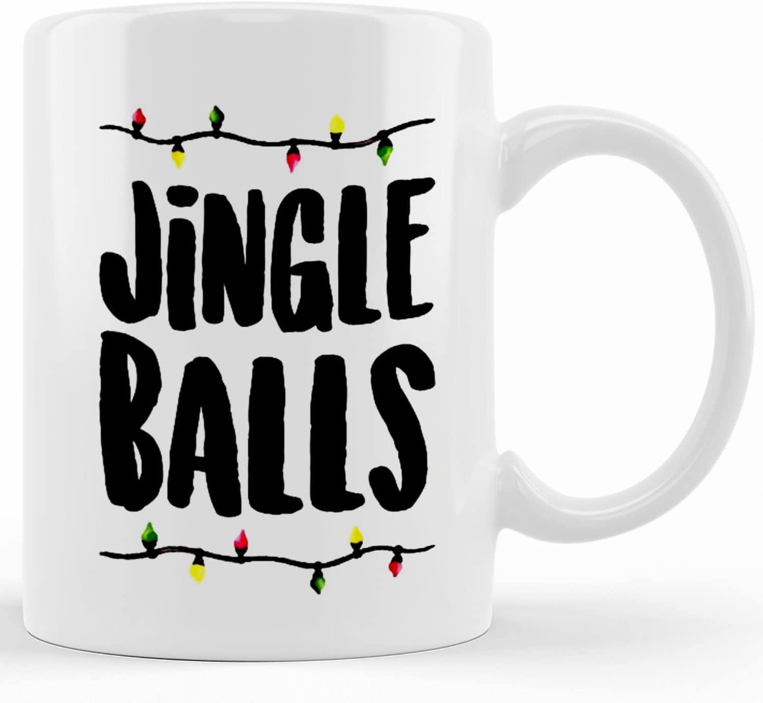 Jingle Balls I Funny Christmas Mug I Funny Christmas Gift, Novelty