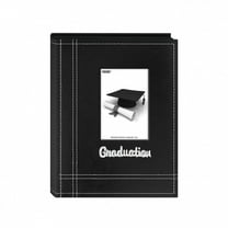 Pioneer 4" x 6" Graduation Theme Frame Cover Album, Holds-36 Photos