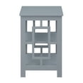 thumbnail image 7 of Convenience Concepts Town Square End Table with Shelves in Gray Wood Finish, 7 of 7
