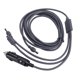 thumbnail image 1 of Cable De Alimentación CC Por Satélite Tipo C A Cable De Carga CC, Cable De Extensión De Reemplazo Resistente Al Agua, Plug And Play, PVC Para Uso En Interiores Y Exteriores Con, 1 of 7