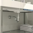 thumbnail image 3 of Keeney Decorative 1-1/2 in. x 1-1/2 in. Plastic P-Trap in Polished Chrome, 3 of 12