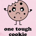 thumbnail image 2 of CafePress - One Tough Cookie Infant Bodysuit - Baby Light Bodysuit, Size Newborn - 24 Months, 2 of 4