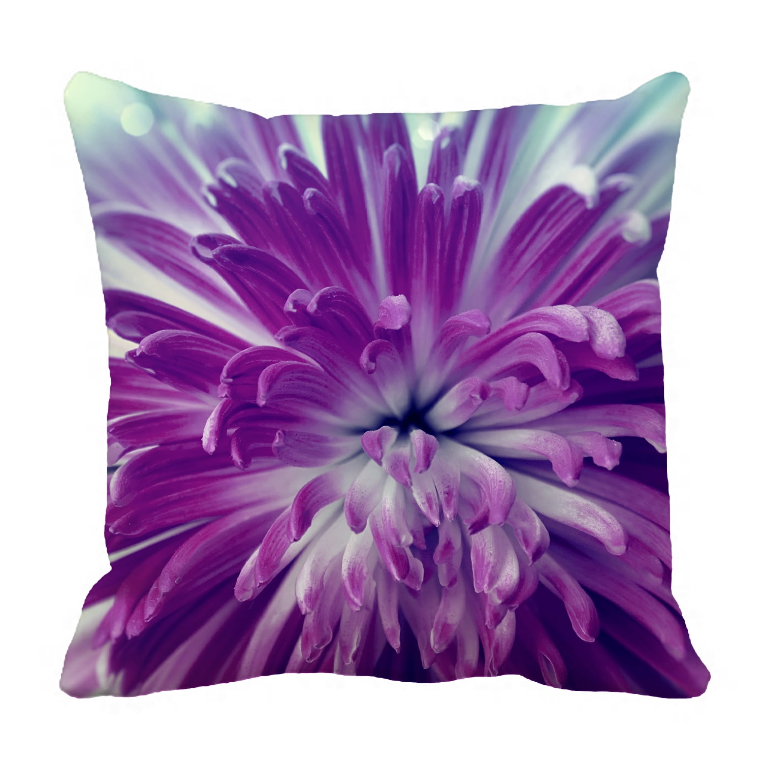 YKCG Big Blooming Flower Purple Violet Flower Pillowcase Pillow Cushion