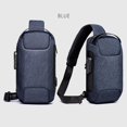 thumbnail image 4 of Men's Anti-theft Crossbody Bag With Password Lock & Usb Charging System Waterproof Oxford Cloth, 4 of 4