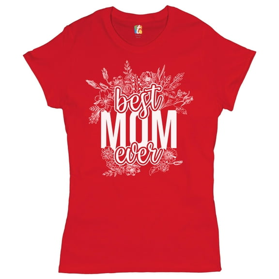 Tee Hunt Best Mom Ever T-Shrit Blessed Mama Mother's Day Maternity Parenting Women's T-Shirt Tee