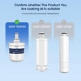 thumbnail image 2 of Replacement for DA29-00003G Water Filter, Compatible with Samsung* Aqua-Pure Plus, DA29-00003F, DA29-00003B, HAFCU1, RFG237AARS, FMS-1, RS22HDHPNSR, RSG257AARS, WSS-1, 3 Pack, 2 of 8