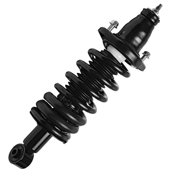 Detroit Axle - Rear Left Driver Side Strut and Coil Spring Assembly Replacement for 2002 2003 2004 Acura RSX