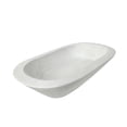 thumbnail image 1 of Bandeja de almacenamiento decorativa,Cuenco de madera para masa para centro de mesa para hacer velas,Bandeja rústica decorativa de madera hecha a mano para servir,Bandeja de Blanco, 1 of 6
