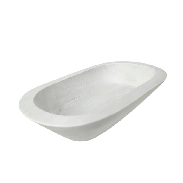 Cuenco De Masa Para Hacer Velas, Cuenco De Madera Vacío Para Cocina, Boda, Hogar, Blanco