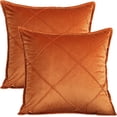 thumbnail image 1 of 2 fundas de almohada de franela con entramado tridimensional (tipo F, entramado grande naranja de 45 x 45 cm (sin núcleo)) Ofspeizc CZJJ-ZC69-5, 1 of 7