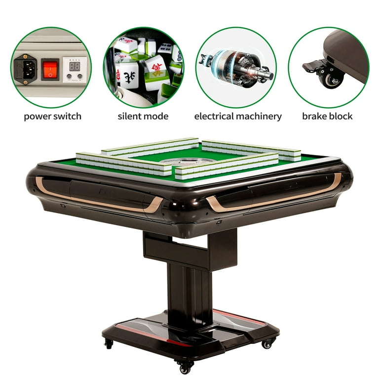 42mm Mahjong Ultra Thin Folding Automatic Mahjong Table with