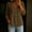 Coffee, variant on Women's Oversized Tshirts Cotton Linen Crew Neck Long Sleeve Button Tee Long Sleeve Shirts for Women