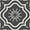 Dark Gray, variant on Mi Alma Floral Dark Gray Tile Stickers - Removable Vinyl 4x4, 24 pcs