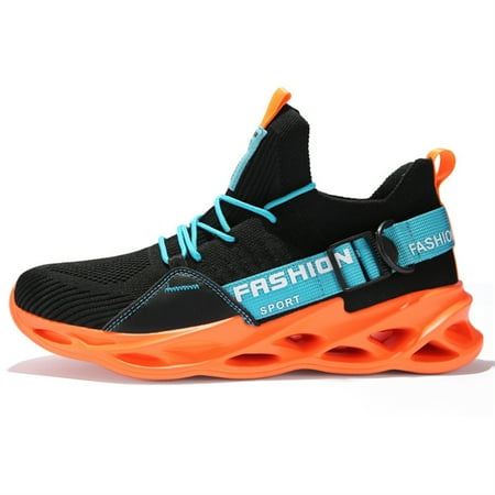 

JSLEAP Mens Running Shoes Walking Non Slip Blade Type Sneakers