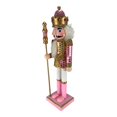 thumbnail image 6 of Pinnacle Peak Trading Glitter Pink and Sequin Pink Wood Christmas Nutcracker, 6 of 6