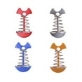 thumbnail image 5 of LABSERRON 4Pcs Ground Anchors Fishbone Shape Tent Pegs Metal Red for Camping and Outdoor Parties, 5 of 8