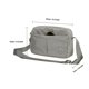 thumbnail image 2 of Bolso de mano para mujer: bolso de hombro y bandolera liviano y duradero para uso diario,2.6L(1583-GRIS CLARO), 2 of 4