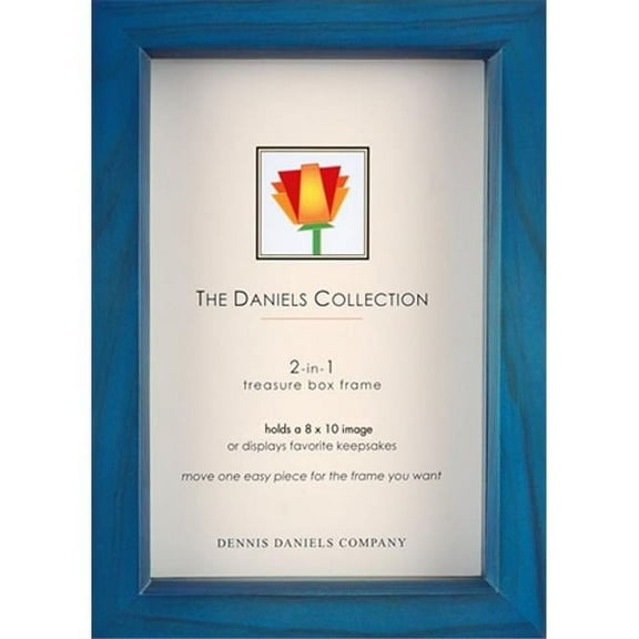 Dennis Daniels W5508B 8 x 10 Treasure Box Frame, Ocean Blue