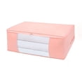 thumbnail image 1 of Storage Clothing Bags Storage Containers Clothes Organizer With Reinforced Handle Sturdy Woven Fabric For Blankets Bedding With Zipper, 1 of 7