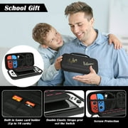 Switch OLED Accessories Bundle Kit with Carrying Case, 25 in 1 Back to School Nintendo Switch Gift Box for All Age