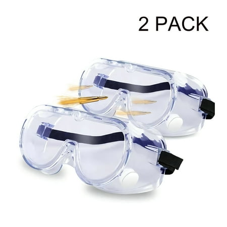 

Beirui Safety Glasses Shooting Goggles Eye Protection Anti Fog Protective Eyewear for Construction DIY Lab Welding Chemistry(2 Pack)