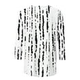 thumbnail image 4 of MaFYtyTPR 3/4 Sleeve Shirts for Women Fashion Printed T-shirt Round Neck Leisure Loose Comfy Tops, 4 of 5