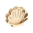 thumbnail image 2 of Seashell Shaped Wooden Display with Acrylic Window for Jewelry Storage and Decorative Home Desktop Ornament, 2 of 7