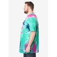 thumbnail image 3 of KingSize Men's Big & Tall Shrink-Less Lightweight Longer-Length Crewneck Pocket T-Shirt, 3 of 6